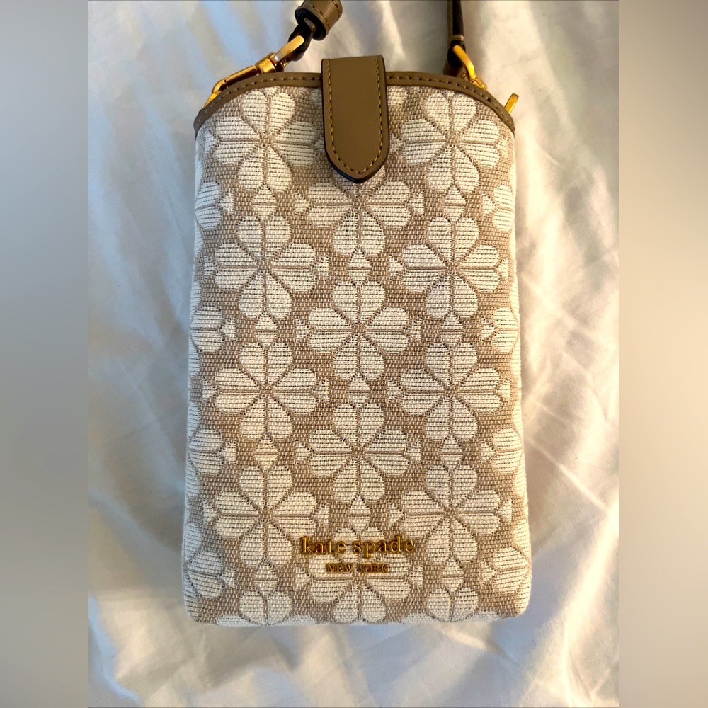 Kate Spade Flower Jacquard North South Crossbody